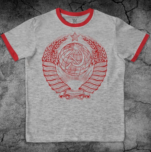 Качественная футболка с гербом СССР