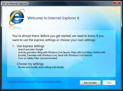 Іnternet Explorer 8
