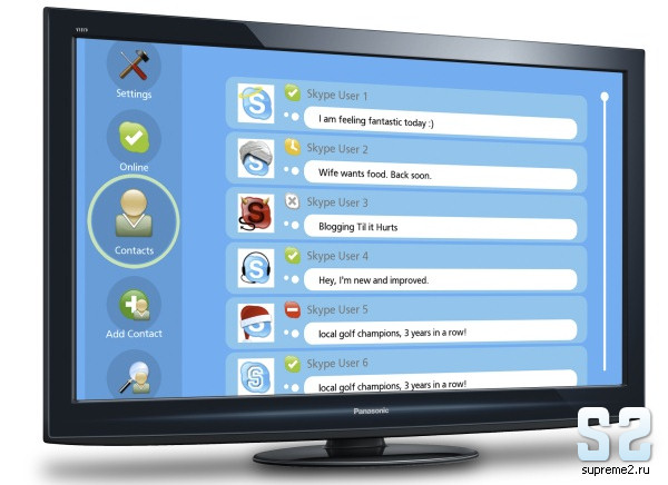 Skype в телевизоре