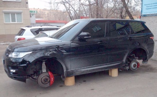 Число автомобильный краж в Украине растет