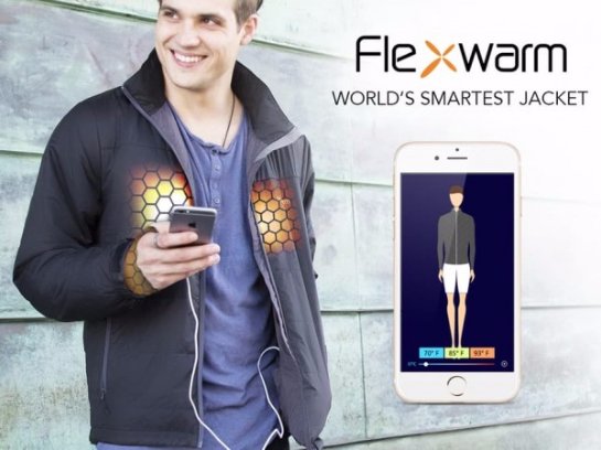 Flexwarm- смарт-куртка с подогревом