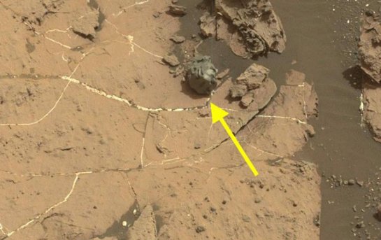 На Марсе нашли шар из металла
