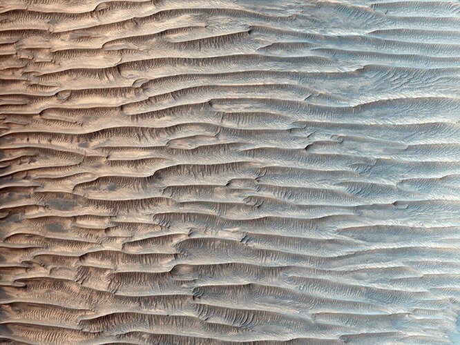 Песчаная рябь марсианских песков