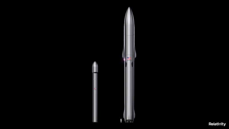 Сравнение ракет-носителей Terran-1 и Terran-R. Графика Relativity Space