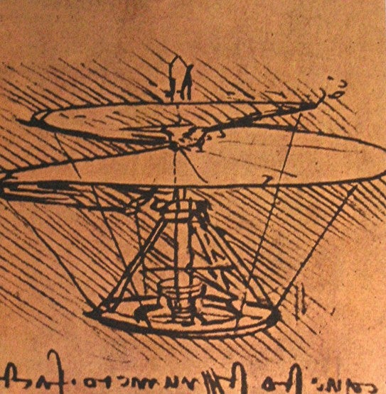 Студенты-инженеры из США создали беспилотник по зарисовкам Леонардо да Винчи. Он летает!