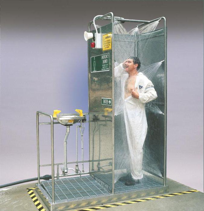 Какой аварийный душ выбрать для химической лаборатории