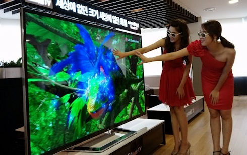 Телевизор LG с диагональю 84 дюйма Телевизор LG с диагональю 84 дюйма