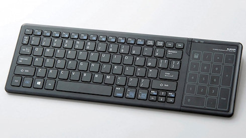 Клавиатура Elecom с тачпадом для Windows 8