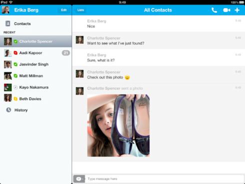Skype 4.2 для iOS