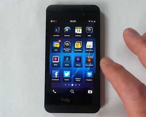 Видео обзор нового смартфона Blackberry Z10
