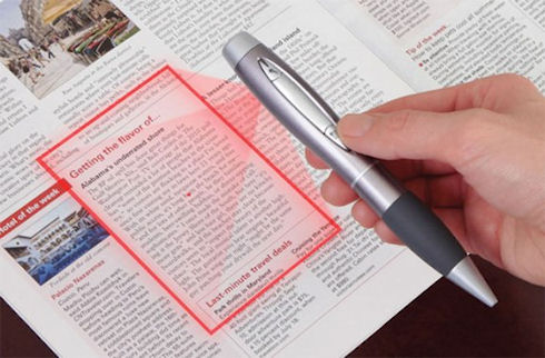 Pen Sized Scanner – авторучка с камерой и диктофоном