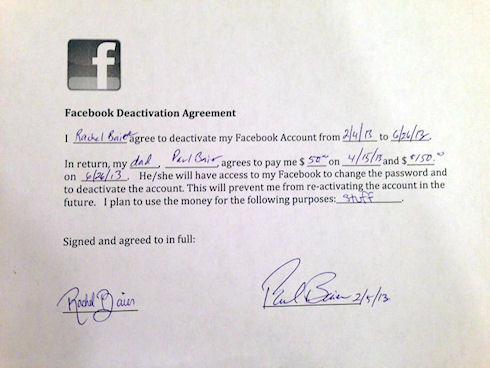 14-летняя американка решила отказаться от Facebook за 200 долларов
