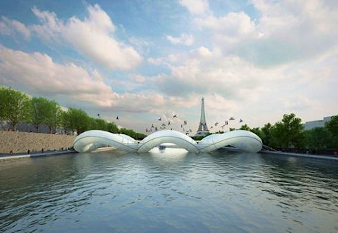 В Париже построят первый надувной мост через Сену