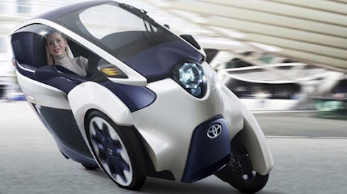 Toyota i-Road – компактный городской электрокар Toyota i-Road – компактный городской электрокар