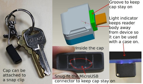 Внешний слот для SD-карт Mini MicroSD Reader