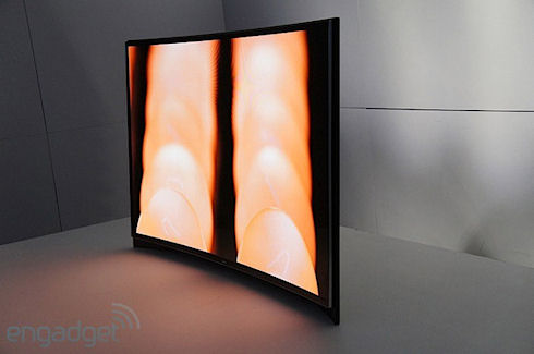 Первый изогнутый телевизор Samsung с диагональю 55
