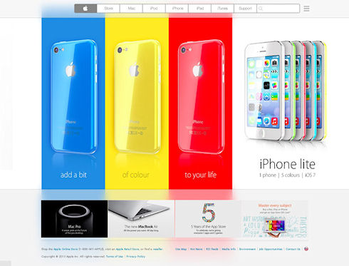Новые фотографии корпусов дешевого и цветного iPhone