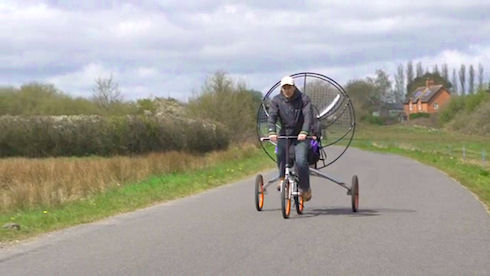 XploreAir Paravelo – велосипед и параплан в одном флаконе