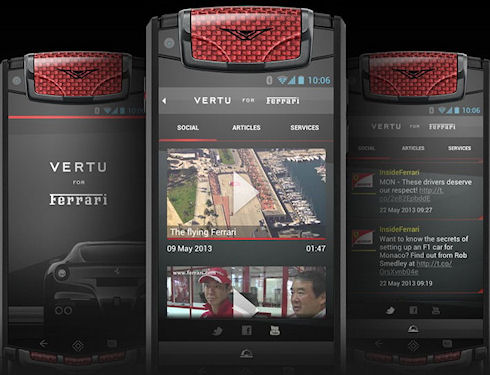 Ti Ferrari – Android-смартфон Vertu за 16 тыс долларов