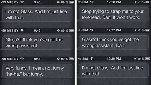 Apple троллит Google Glass с помощью Siri