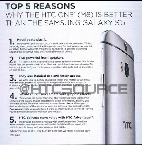 Как HTC One M8 будет отбивать покупателей у Samsung