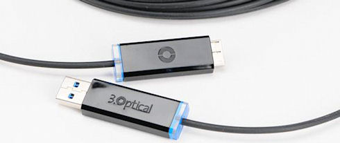 Corning выпустила 30-метровый оптический кабель USB 3.0