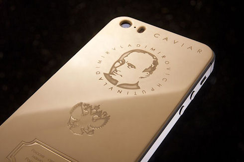 В Италии выпущен iPhone 5s с портретом Путина