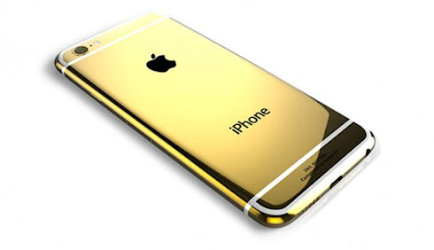 Goldgenie украсила iPhone 6 золотом и платиной