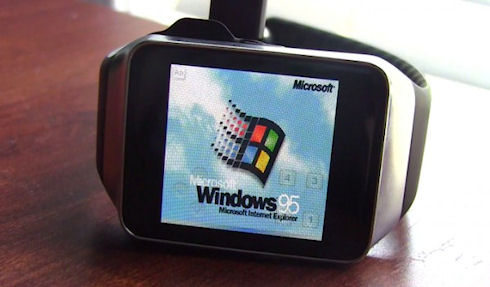 Windows 95 на платформе Samsung Gear Live