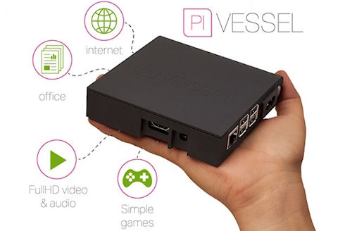 Pi Vessel – миниатюрный компьютер для работы и развлечений