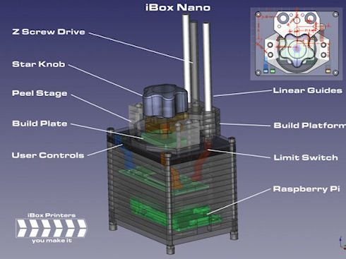 Презентация миниатюрного и малобюджетного 3D-принтера от iBox Nano