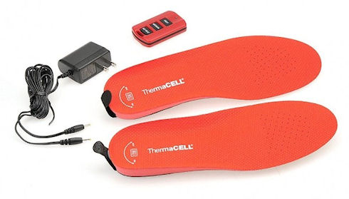 Стельки ThermaCell Rechargeable Heated Insoles — лучший обогреватель для ног