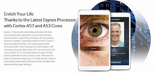 Samsung Exynos 7 Octa – новый процессор с высокой производительностью и низким энергопотреблением