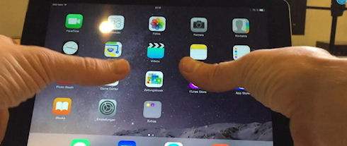 Житель Германии решил проверить прочность iPad Air 2