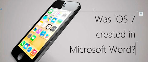 Дизайн iOS 7 в MS Word Дизайн iOS 7 в MS Word