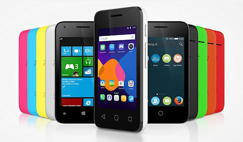 Alcatel представит смартфон с поддержкой 3-х операционных систем