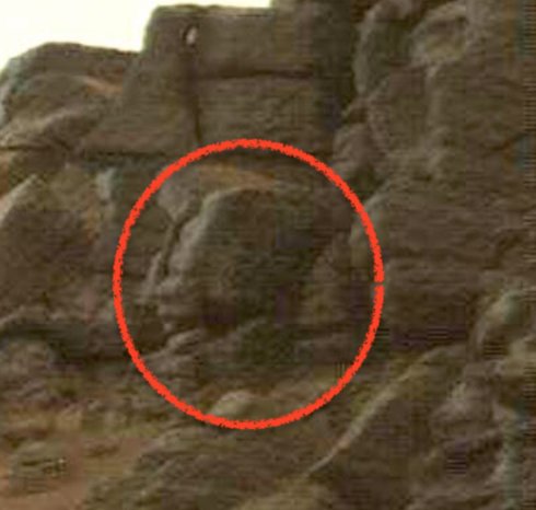 На Марсе обнаружили 9 наскальных «лиц» (ФОТО)
