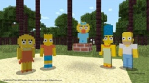 Семейка Симпсонов дополнит Minecraft