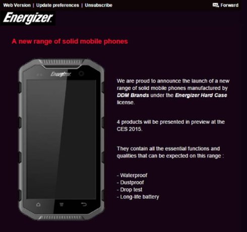 Презентация первых смартфонов от Energizer