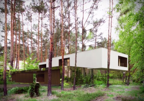 В Польше построили дом, который парит в воздухе. Невероятно!